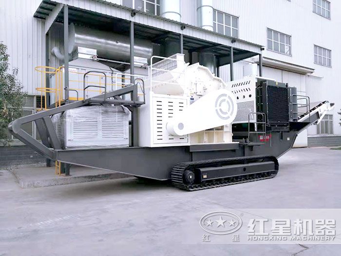 履帶移動碎沙機