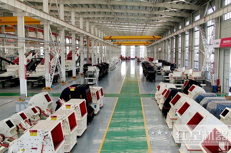 常用破碎機成品待發貨車間