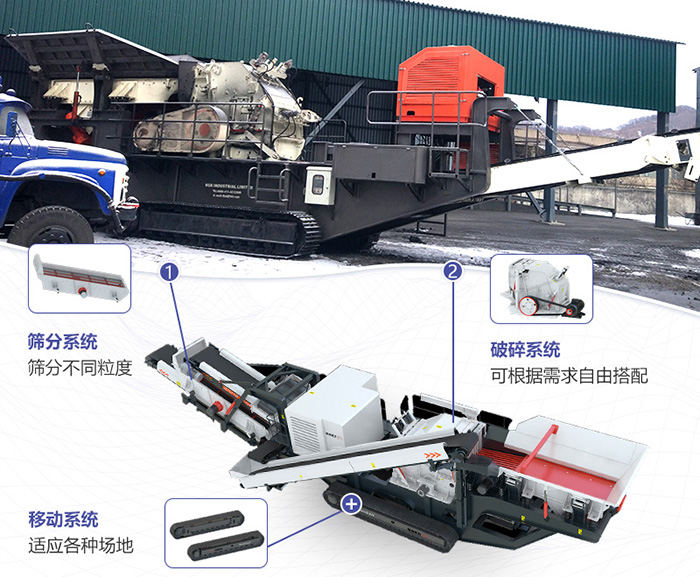 履帶式建筑垃圾破碎設備