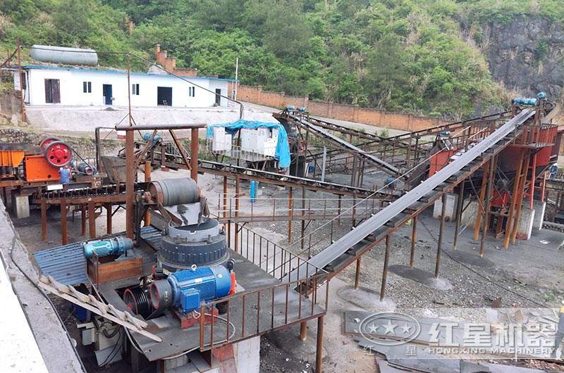 礦山破碎現場