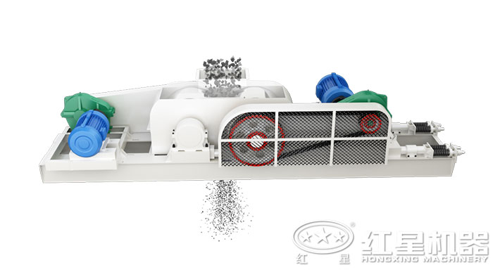 對輥制砂機作業(yè)原理