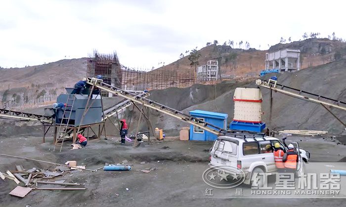 復合式破碎機，山西用戶現場
