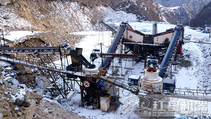 HVI制砂機生產現場