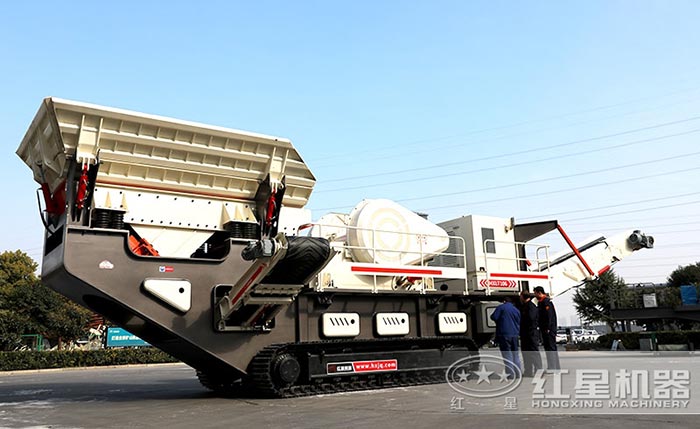 移動碎石機(jī)設(shè)備車間驗(yàn)機(jī)