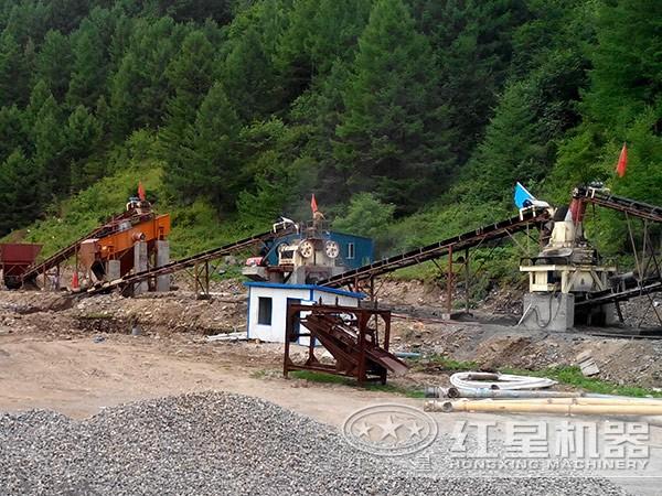 機制砂生產線現場