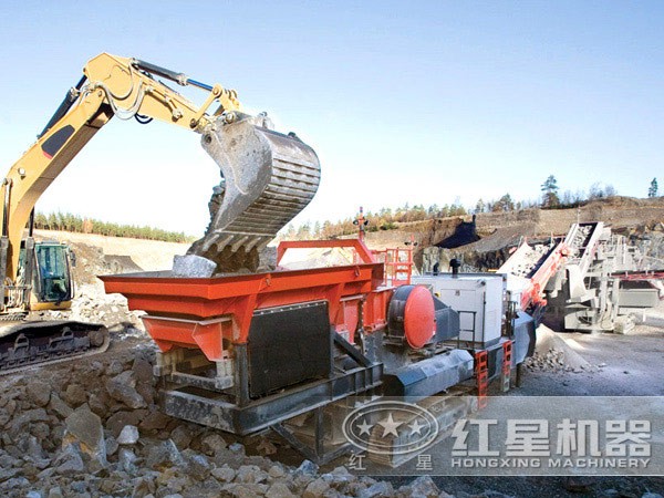 建筑垃圾破碎站機(jī)身靈活、占地小